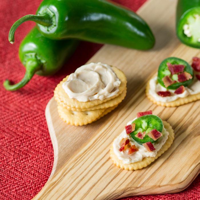 Craquelins épicés au bacon